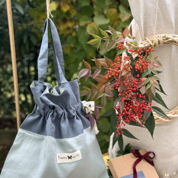 Shopper in Lino - Linea Carta da Zucchero